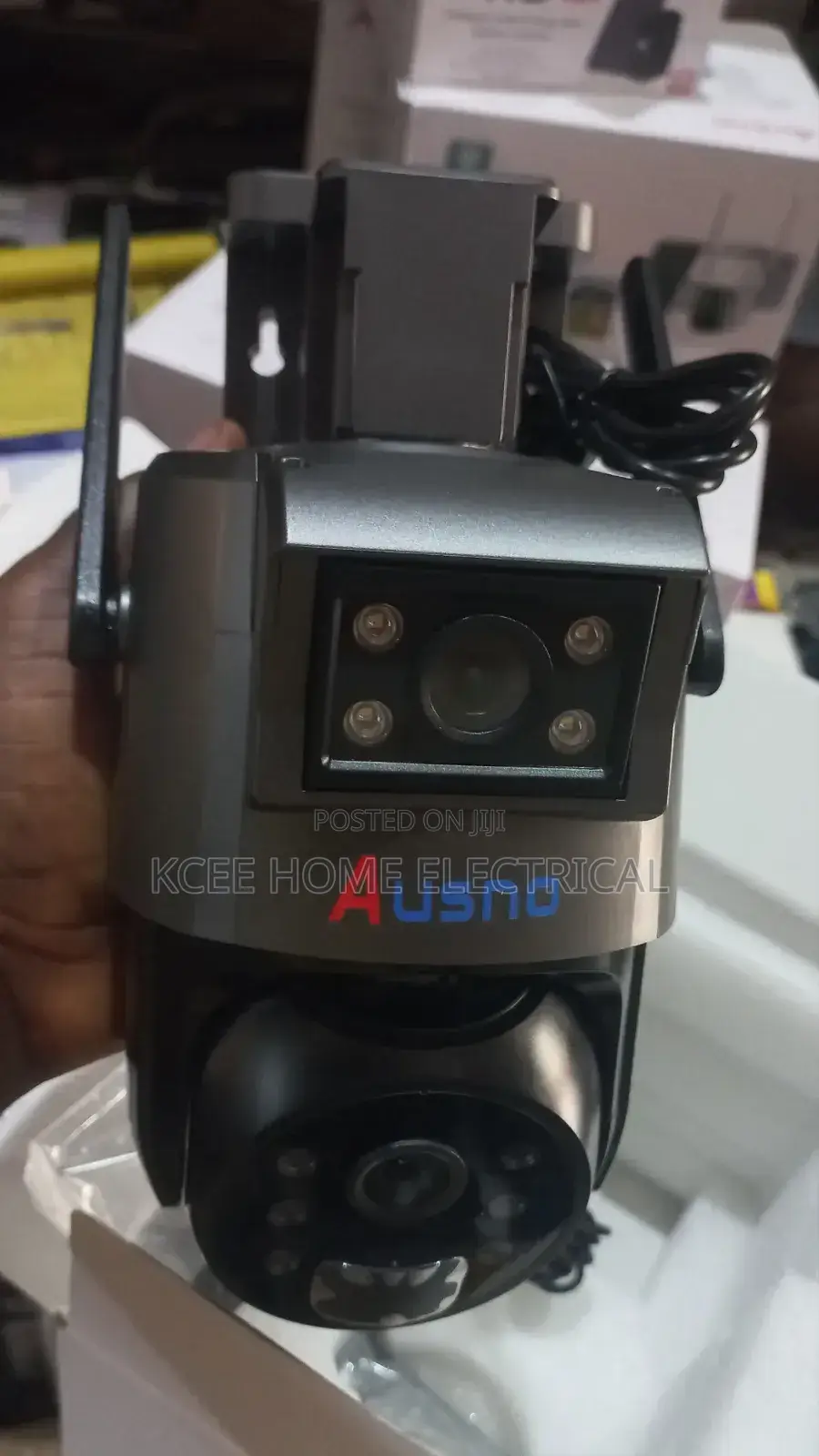 A30 Ubox Double Lens Solar Camera – Motion Detection, Night Vision