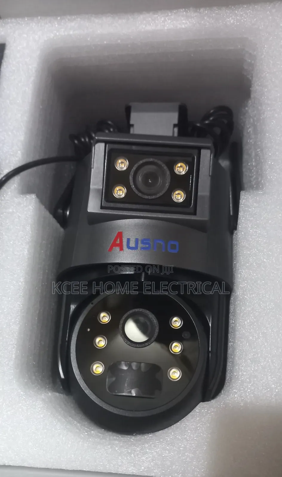 A30 Ubox Double Lens Solar Camera – Motion Detection, Night Vision