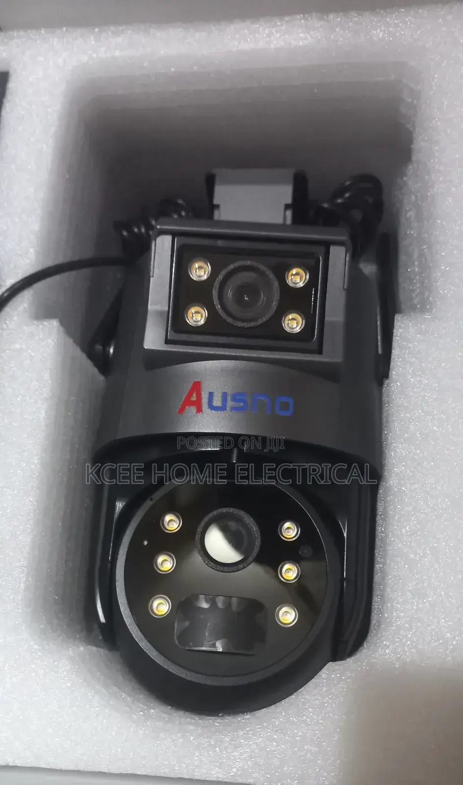 A30 Ubox Double Lens Solar Camera – Motion Detection, Night Vision