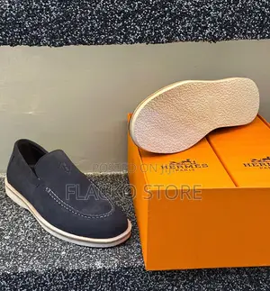 Original Hermes Leather Men Sneakers