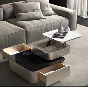 Brand New Modern Lift Top Coffee Table With Storage Drawers