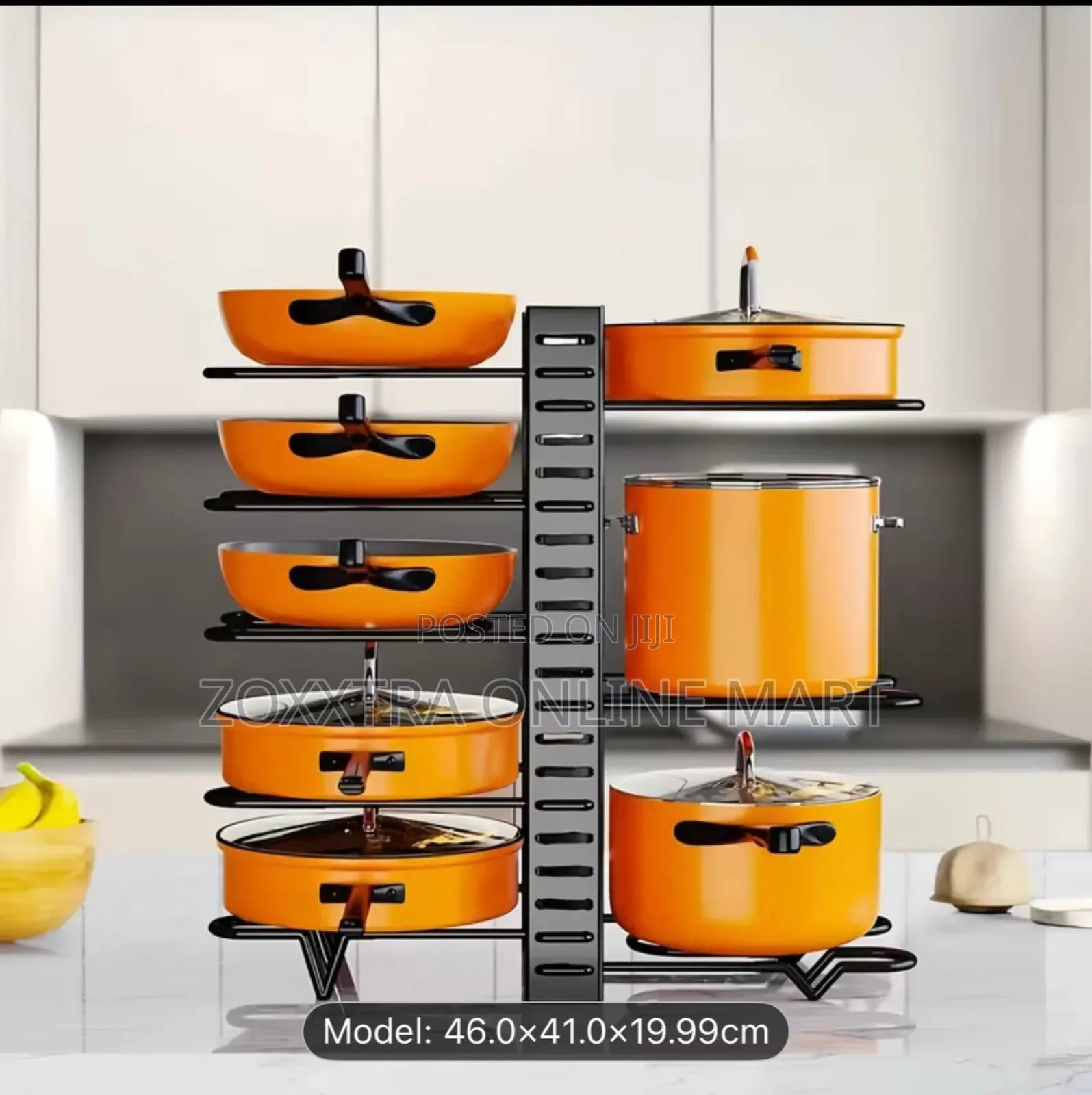 8-Tier Multi-Level Pot Pan Organizer