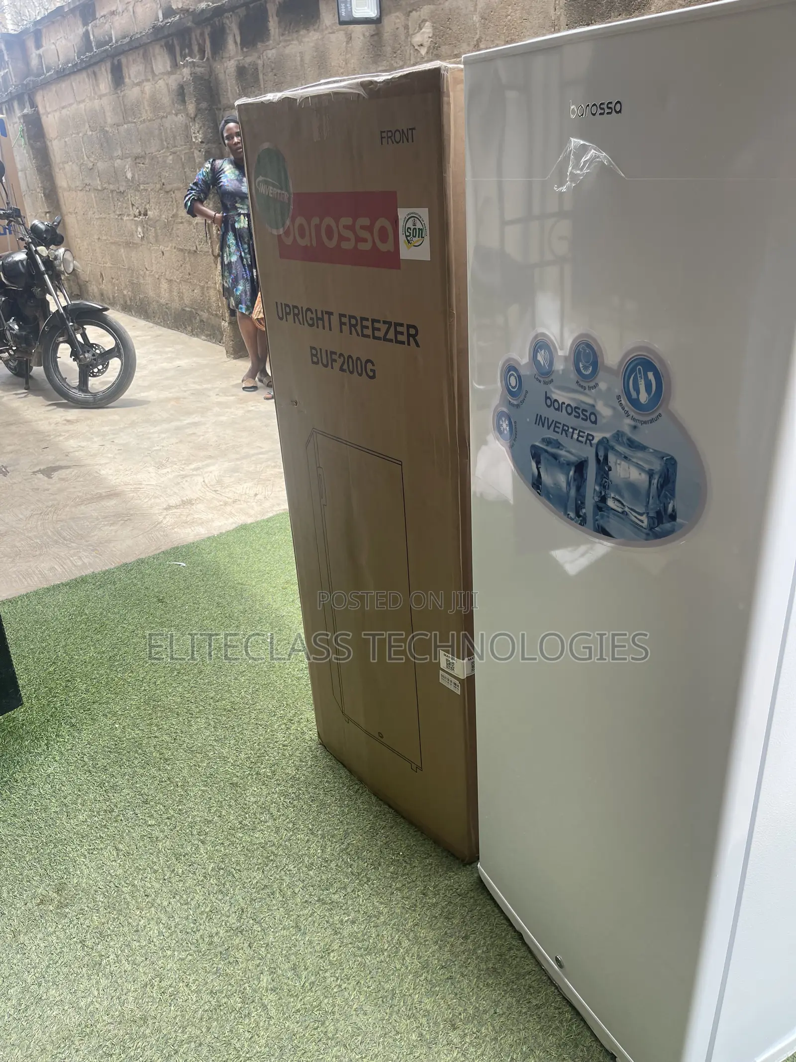 Barossa Buf200g Freezer Upright 200l Size