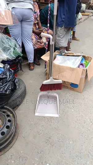 Broom and Dustpan Set for Home - Dust Pans With Long Handle