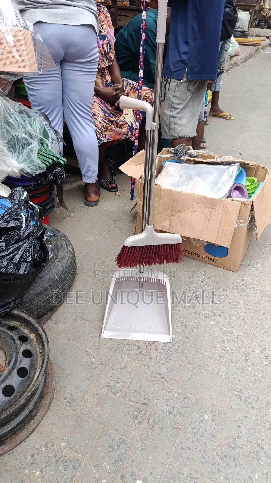 Broom and Dustpan Set for Home - Dust Pans With Long Handle