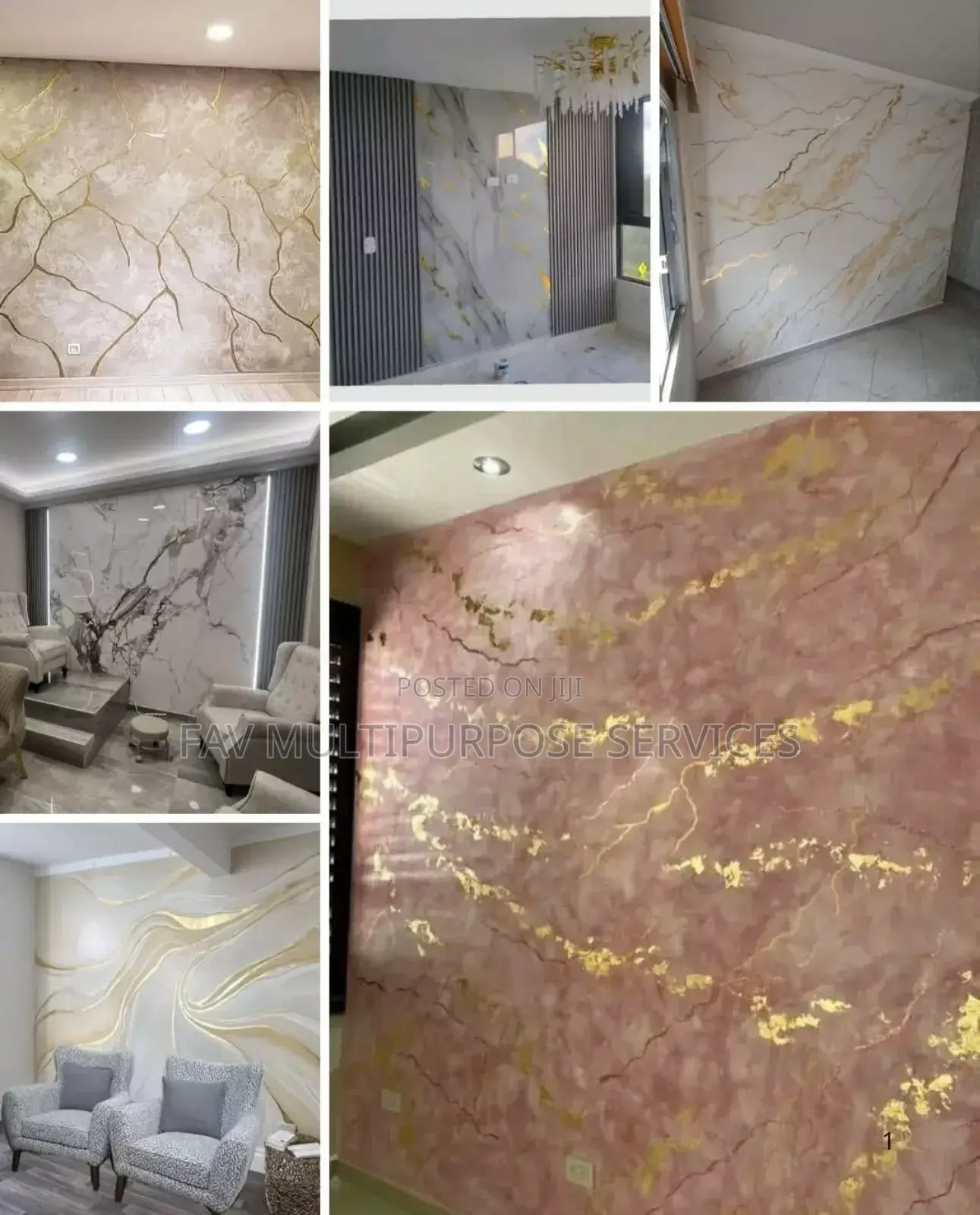 Screeding Painting Stucco Wall Design