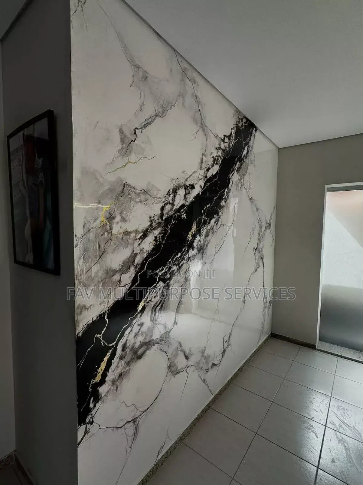 Screeding Painting Stucco Wall Design