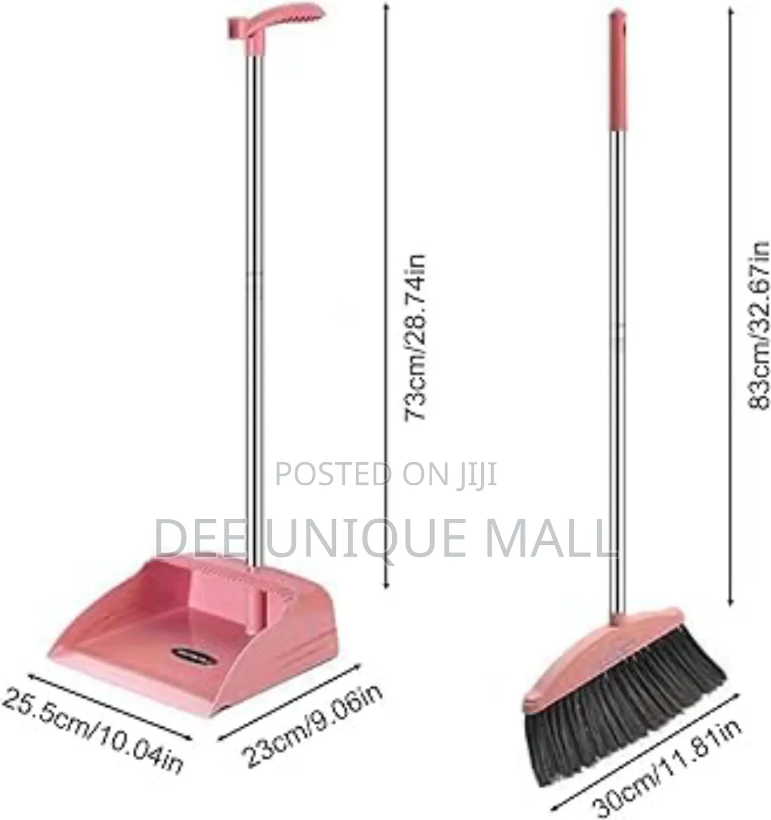 Broom and Dustpan Set for Home - Dust Pans With Long Handle