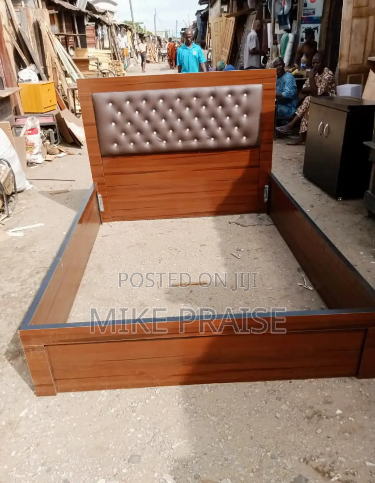 A Standard 4ft Wide by 6ft Tall Bedframe With a Bedside Drawer