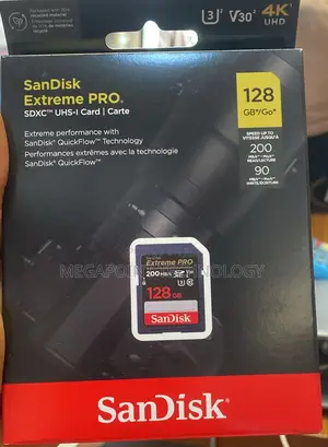 Sandisk 128gb Extreme Pro Sd Card