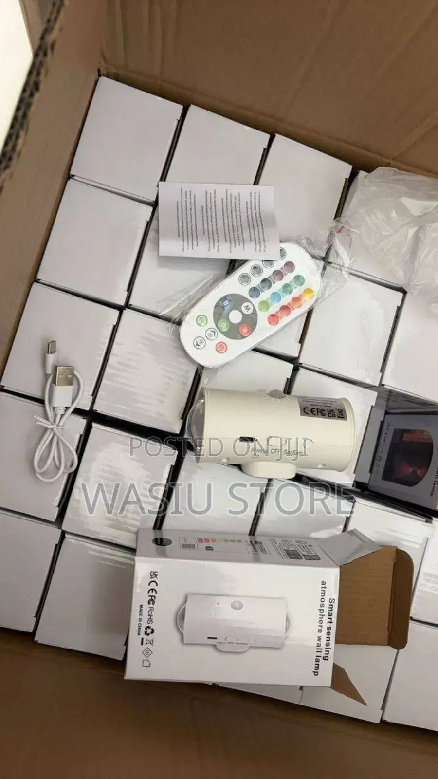 Motion Sensor Led Wall Light, Rgb Radient Ambient Light