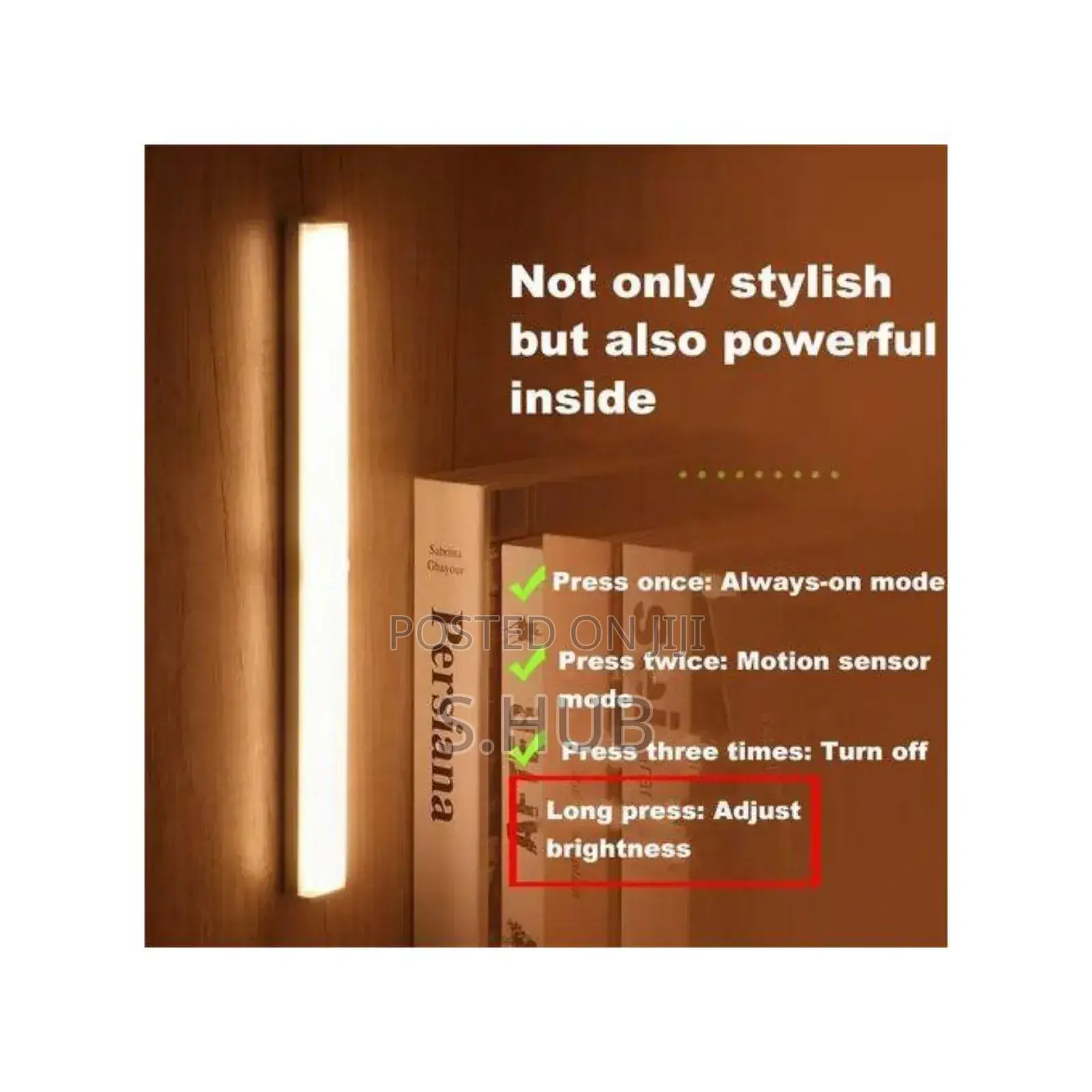 Under Cabinet Light Usb Charging Motion Sensor Night Light