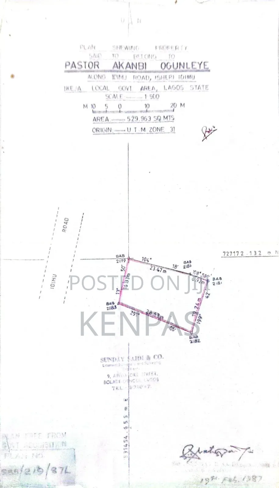 Plot of Land for sale - Kenpas Price: ₦ 250,000,000 on Jiji.ng [Idimu]