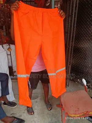 Orange Raincoat Up & Down