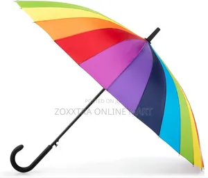 Big 16 Auto Curve Rainbow Umbrella