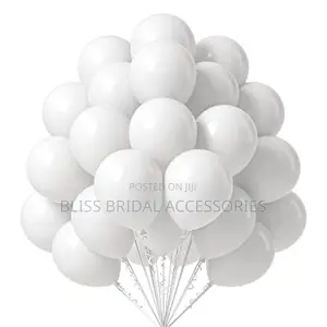 White Tuft Balloons