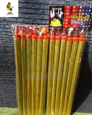 Fireworks Birthday Candle
