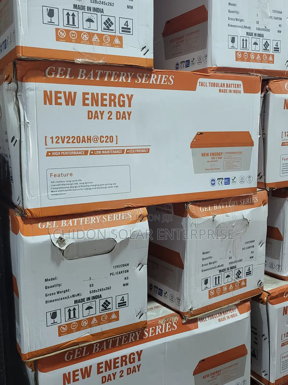 220ah 12v New Energy Gel Battery