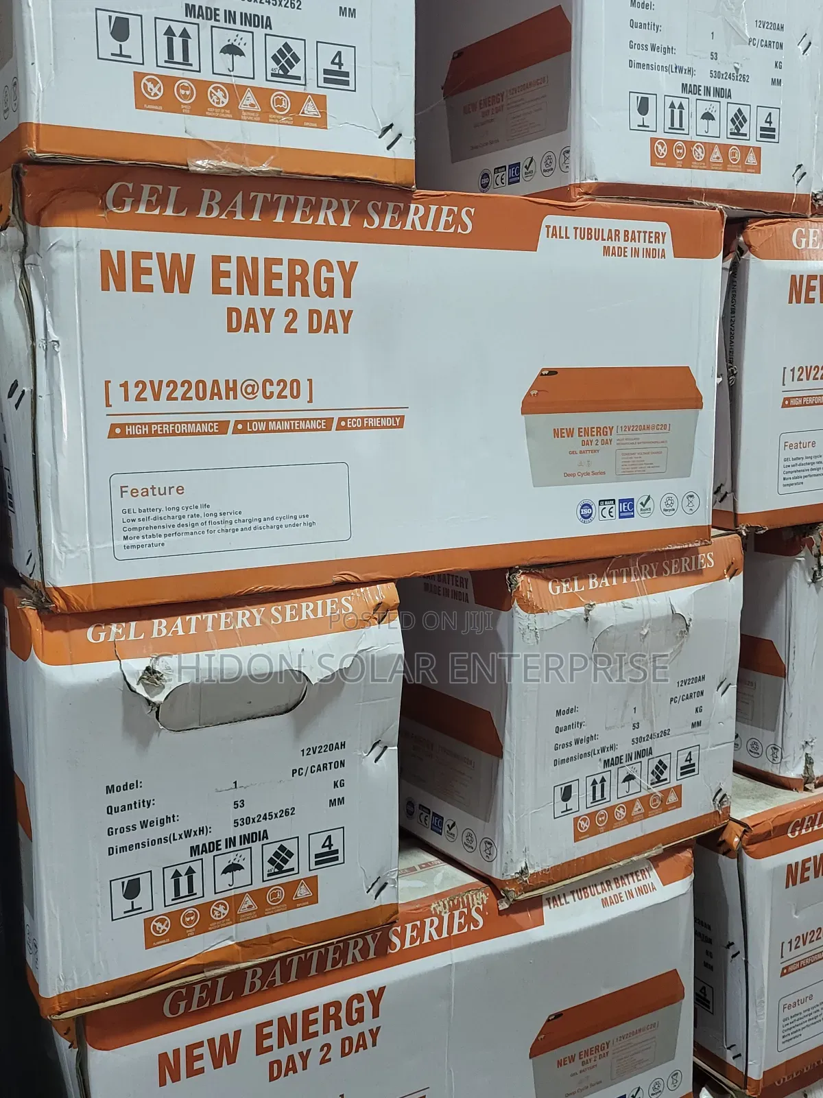 220ah 12v New Energy Gel Battery