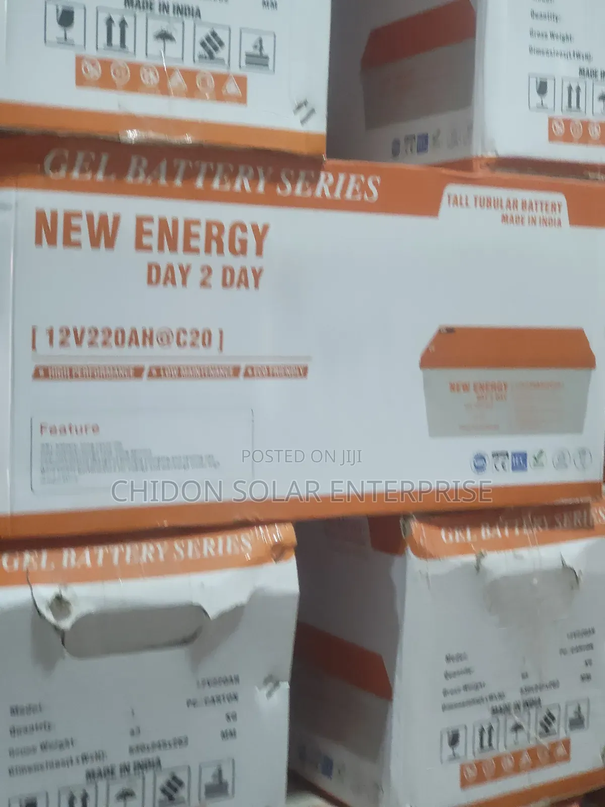 220ah 12v New Energy Gel Battery