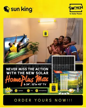 Sunking Solar 43" Inches With Homeplus Max