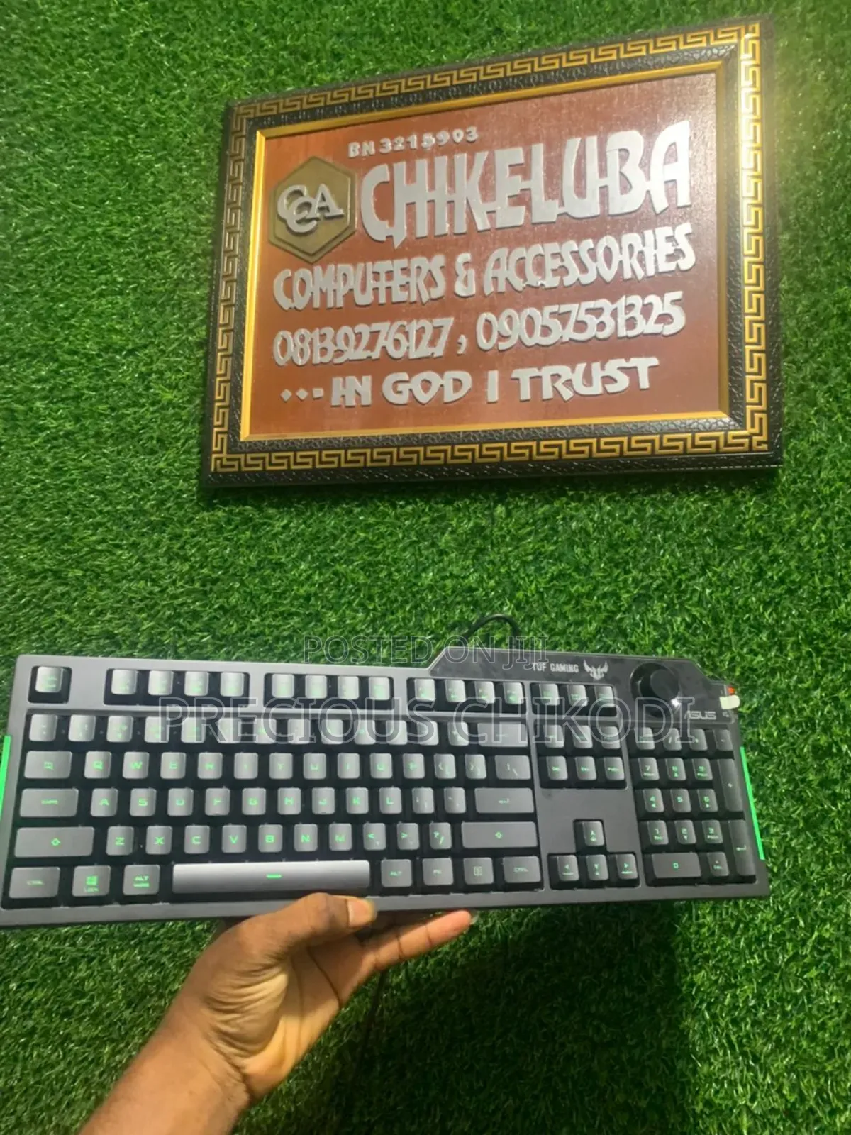 Asus Tuf Wired Gaming Keyboard With RGB Light