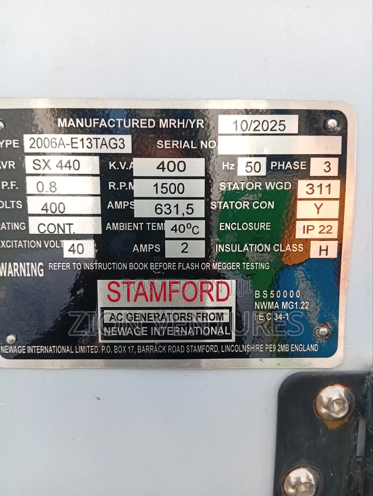 400kva Sound Proof Generator