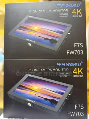 Feel World 7" on Camera Monitor Hdmi (In/Out)1920×1200 (Sdi in/Out)