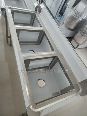 Triple Bowl Industrial Sink