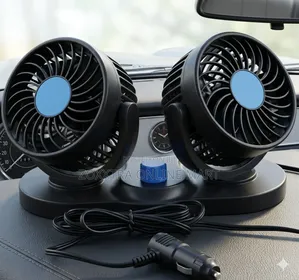 Double Headed Car Fan