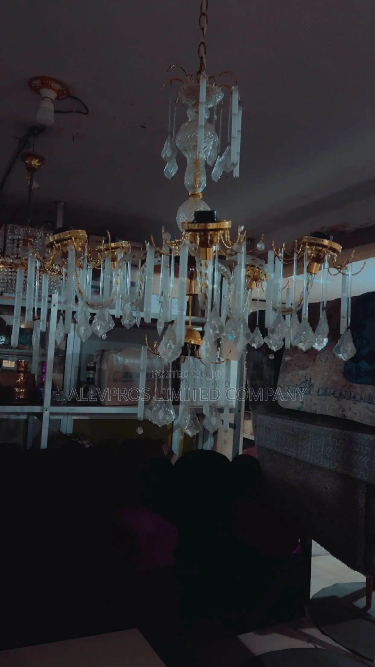 Foreign Used Crystal Chandeliers