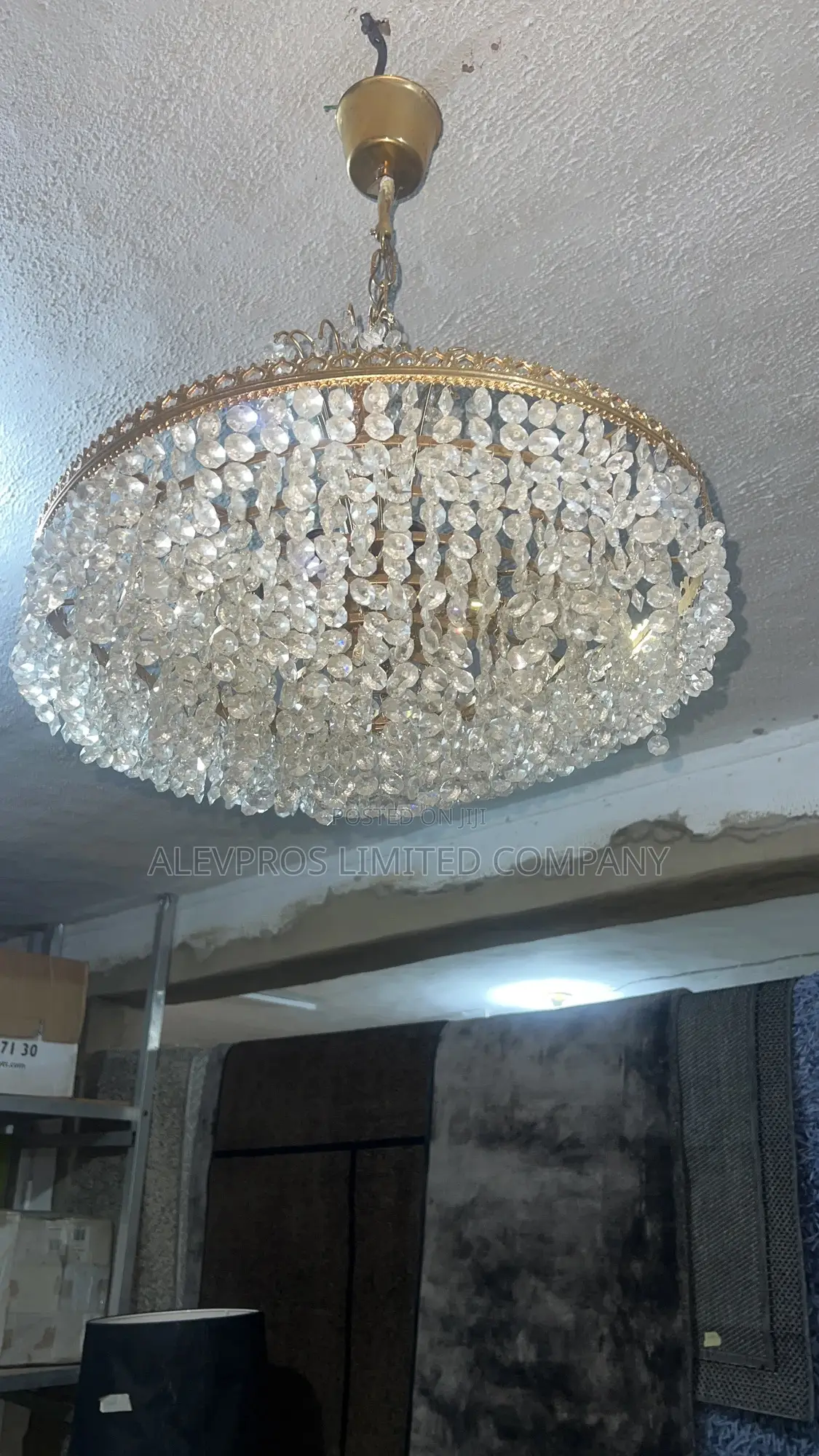 Foreign Used Crystal Chandeliers