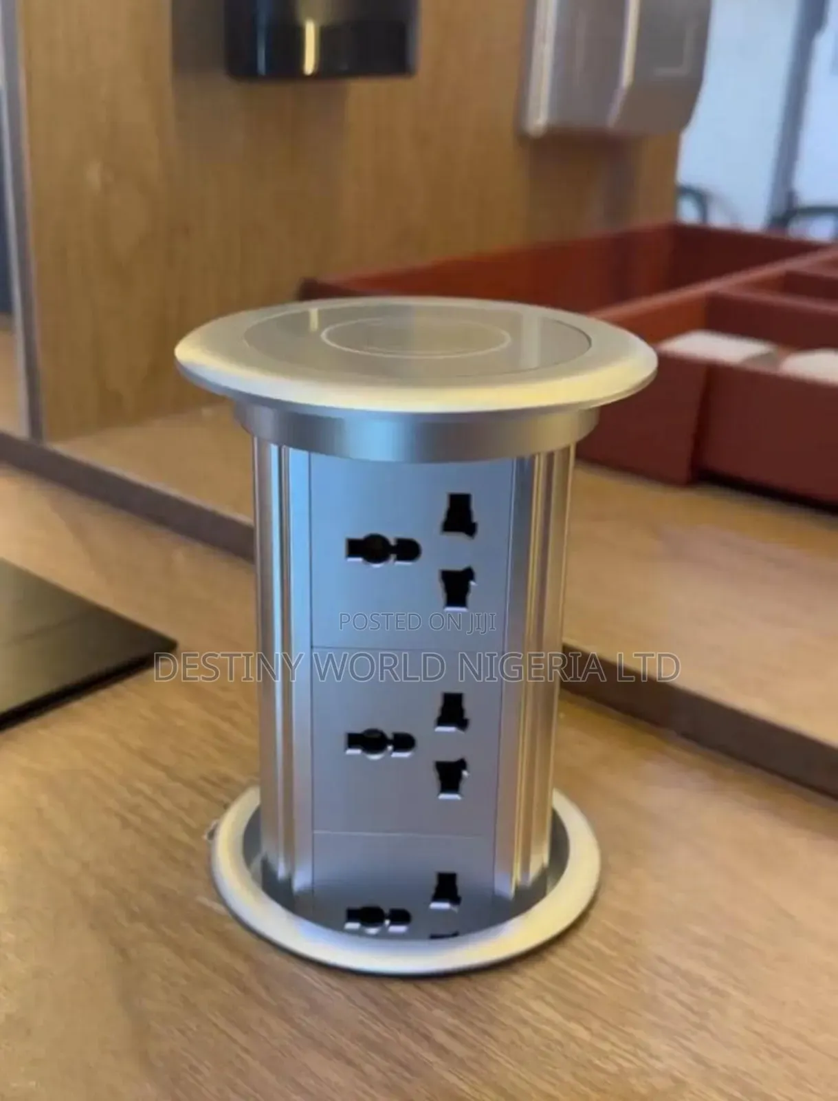 Pop Up Table Retractable Socket With (Bluetooth & Speaker)