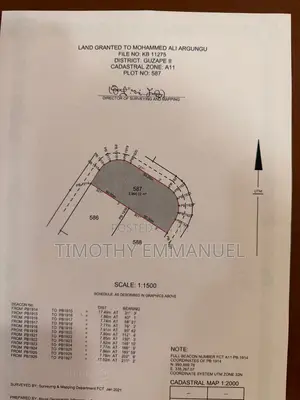 3,965 Square Meters C of O Guzape 2