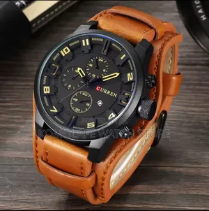 Luxury Curren Leather Watch
