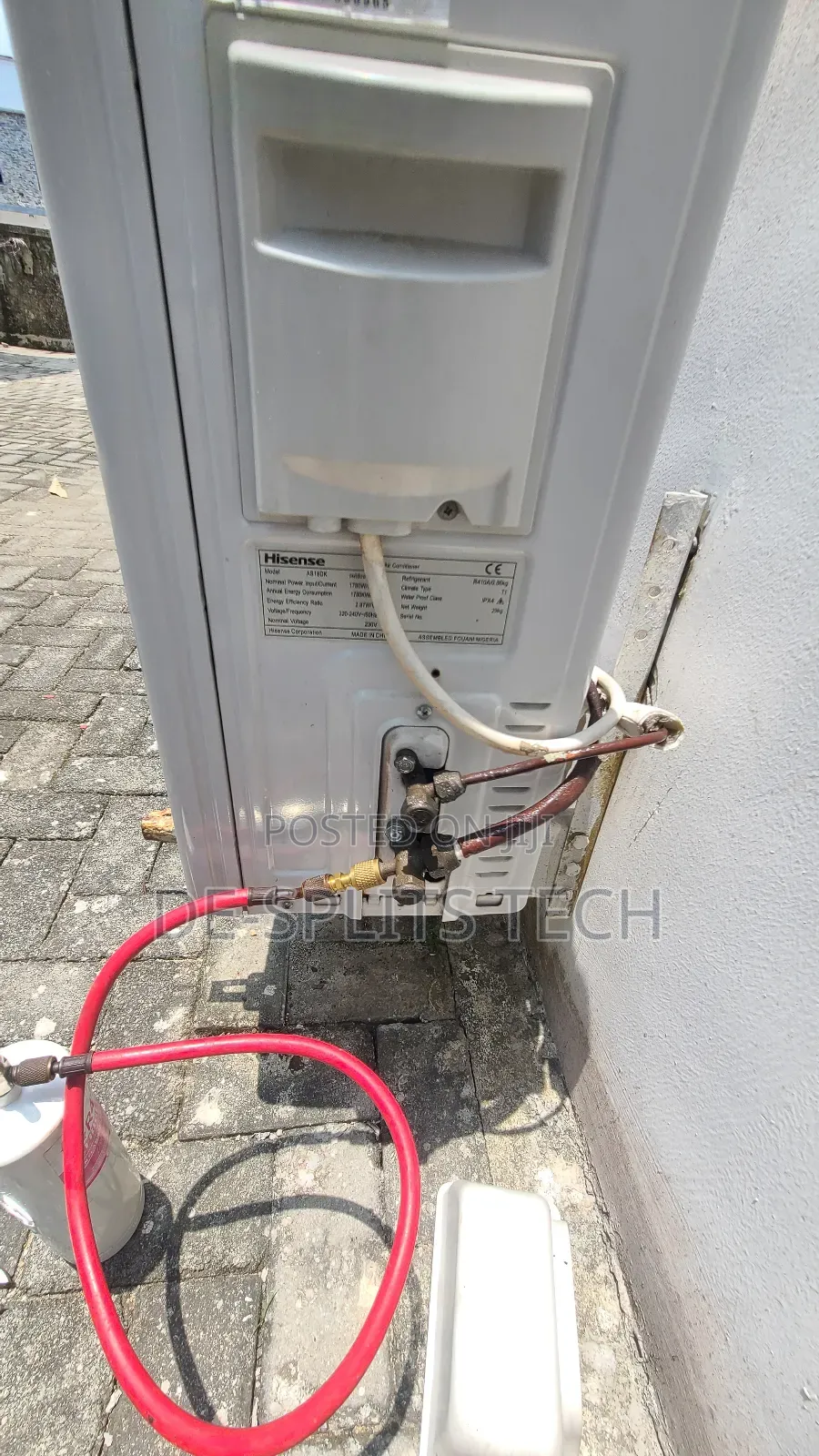 De-Splits Tech Professionallygasing Hisense Splits Air Condition(Ac)