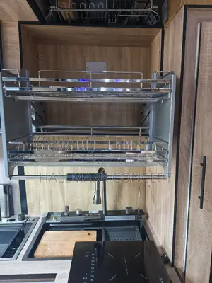 Pull Down Plate Rack