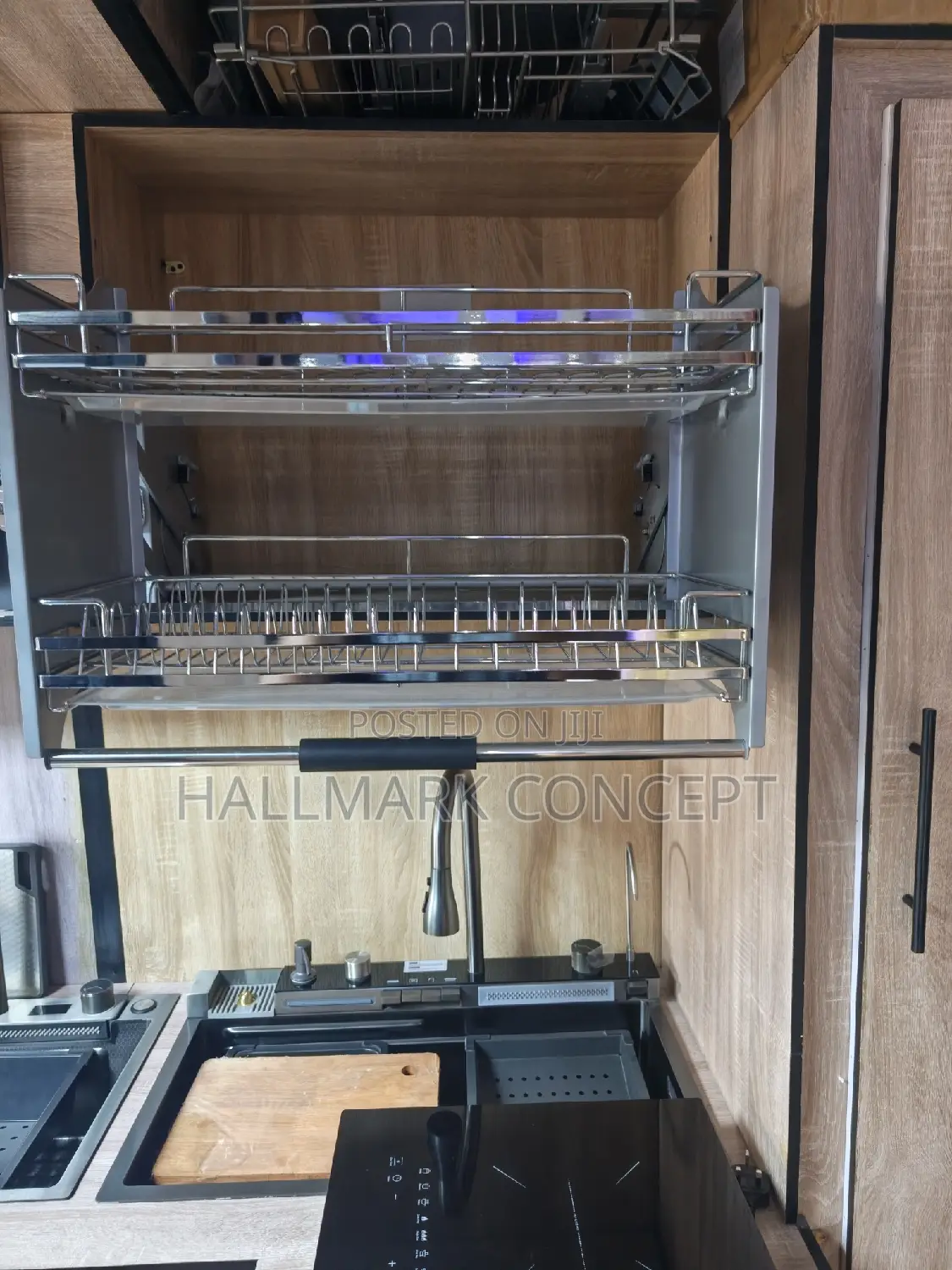 Pull Down Plate Rack