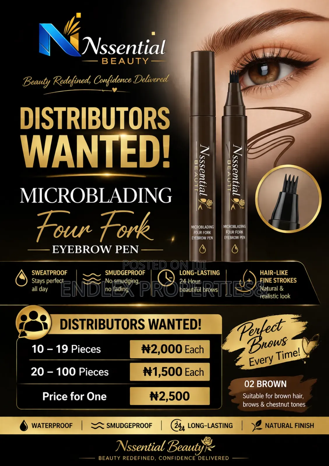 Microbrow Pro (Four Fork Microblading Pen) Distributor's Price