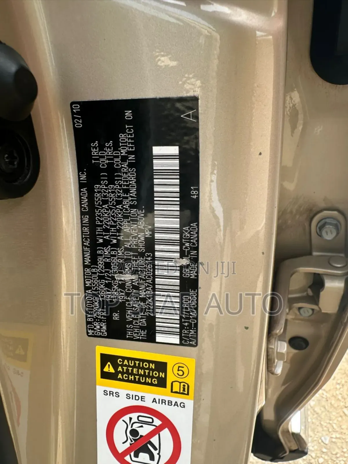 Lexus RX 350 2010 Gold