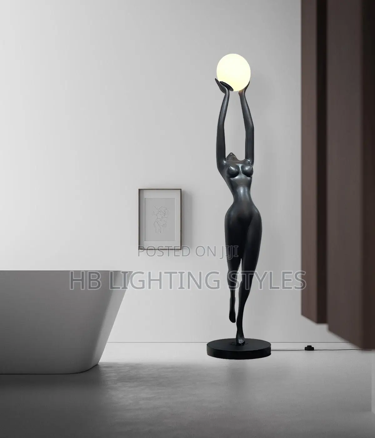 Humanoid Sculpture Living Room Lamp
