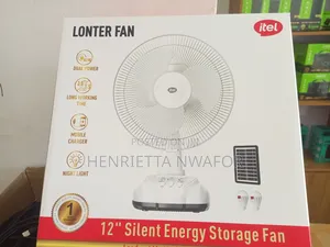 Rechargeable Solar Fan