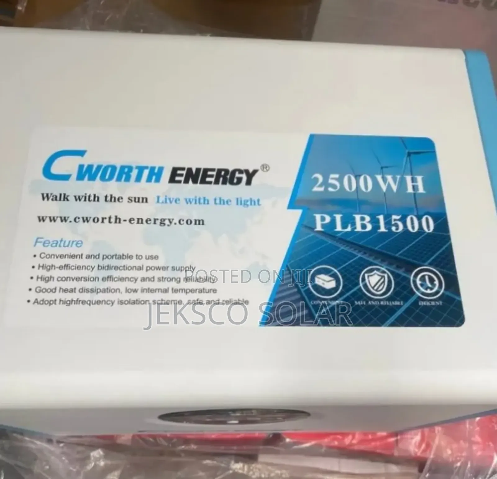 2.5kw, 1500w Cworth Energy Solar Generator