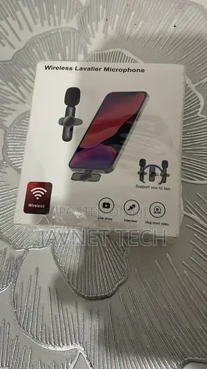 Wireless Lavalier Microphone (Type C, Black)