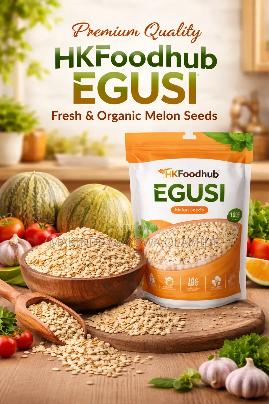 Packaged Egusi in KGS
