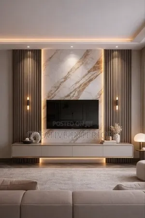 Fluted Panel Tv Console