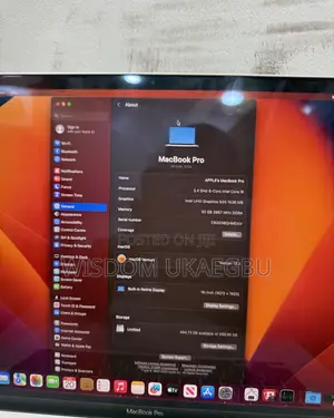 Laptop Apple MacBook Pro 2019 32GB Intel Core i9 SSD 512GB