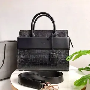 Pedro Croc-Embossed Handbag