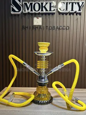 Classic Double Hookah Shisha Pot Available as Seen in Different Colors
