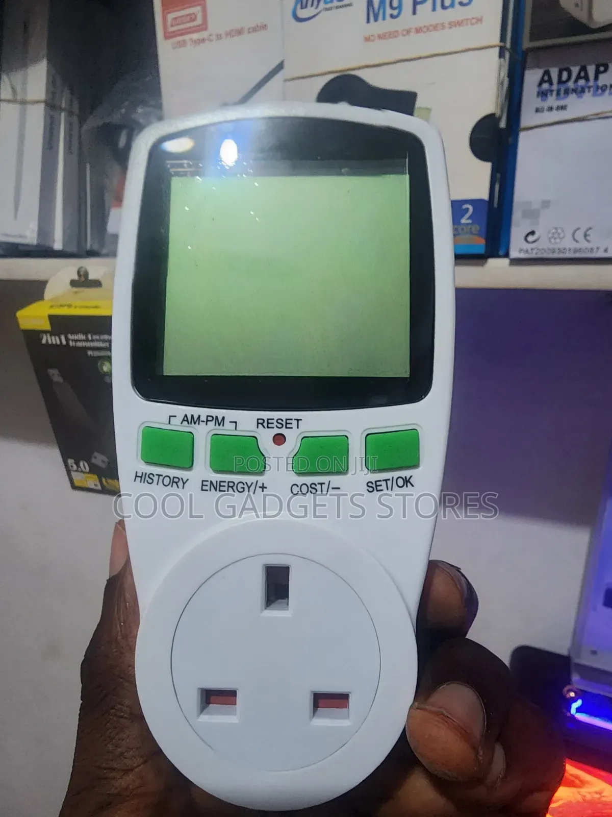 220v Ac Power Meter/Wattmeter Check Meter 13a